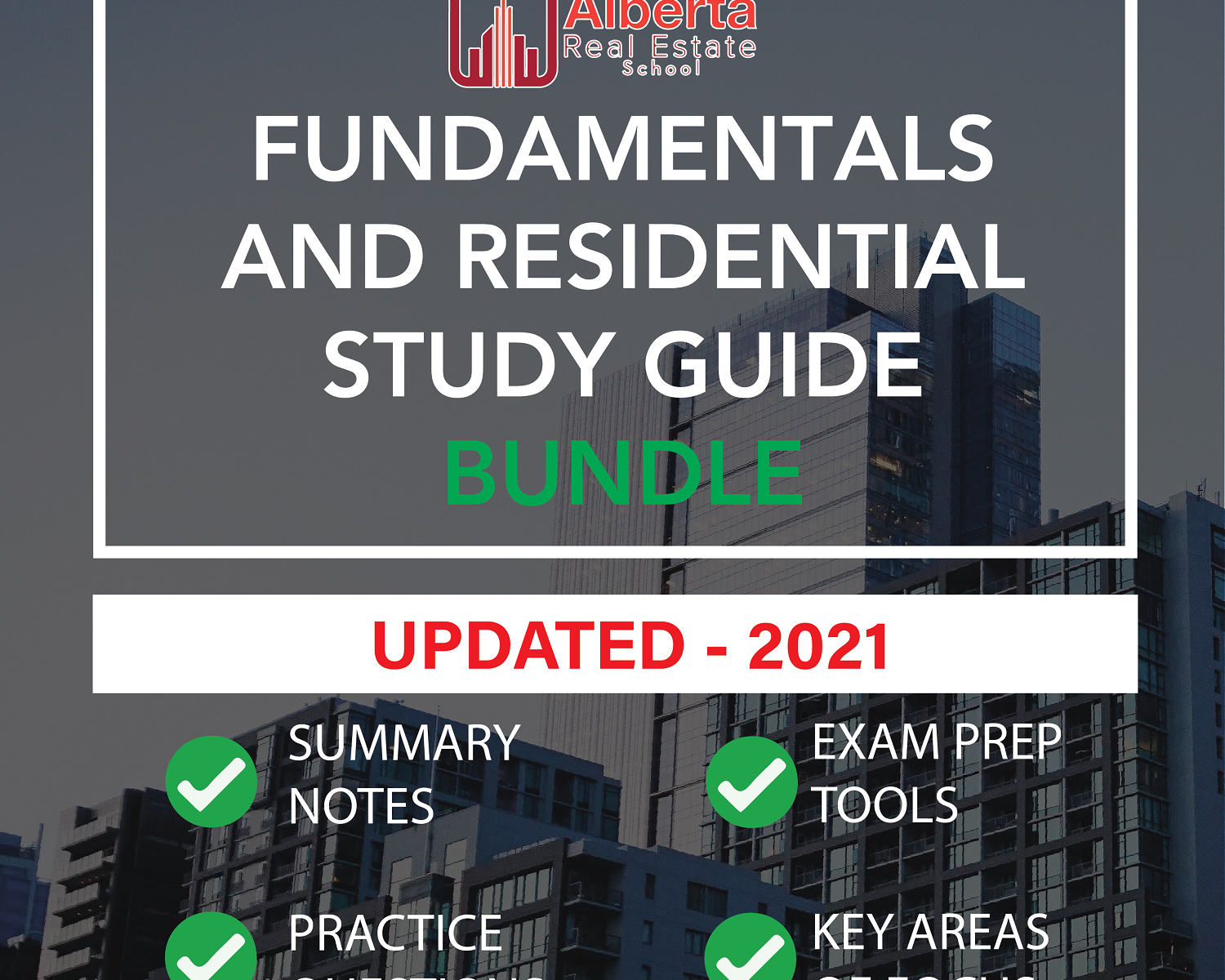 Extensive study guide for Fundamentals of Real Estate and Residential Real Estate Tutoring in Alberta.