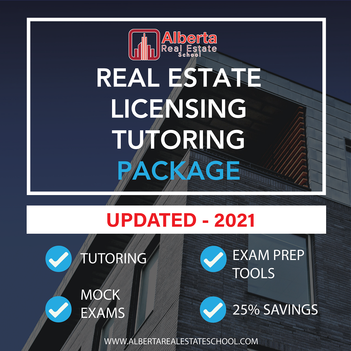 A training package offering Fundamentals of Real Estate - Tutoring Package in Alberta.