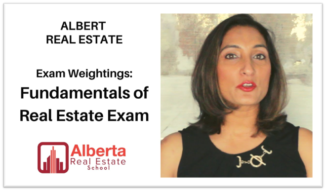 Alberta Real Estate School Instructor Raman Gakhal discussing the exam weightings given by RECA in Weightage when it comes to Fundamentals of Real Estate in the RECA Exam.