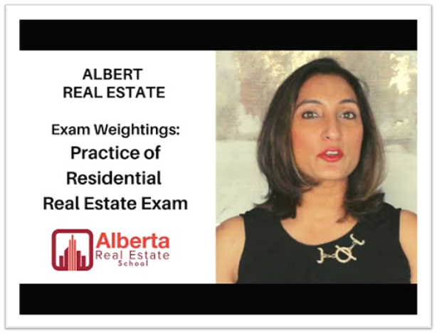 Raman Gakhal of Alberta Real Estate School explains the distribution of Weightage to Practice of Residential Real Estate in the RECA Exam by The Real Estate Council of Alberta.