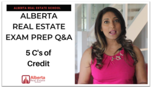 A Thumbnail of Raman Gakhal from Alberta Real Estate School showing to explain the 5 Cs of Credit in Mortgage Financing.