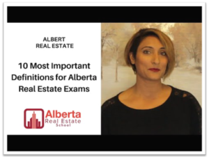 Raman Gakhal of Alberta Real Estate School is deliderately truying t explain the 10 most important Real Estate Definitions for the RECA Exams.