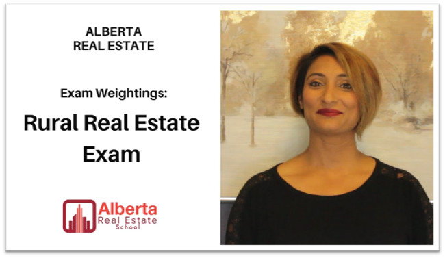 Exam Weightings for Rural Real Estate Exam