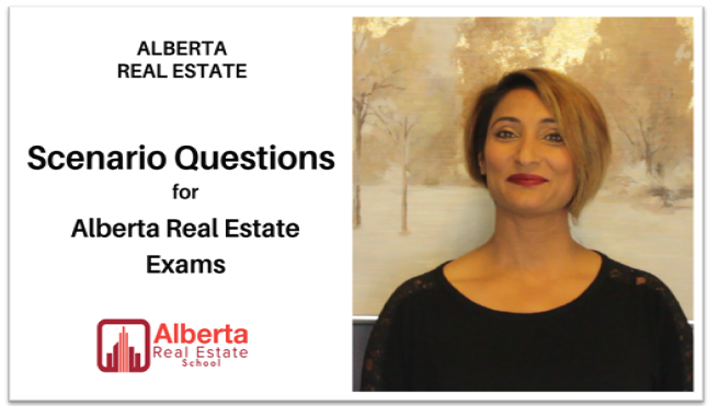 Raman Gakhal is explainign the meaning and importance of Scenario Questions that are asked in the Alberta Real Estate Exams by RECA.