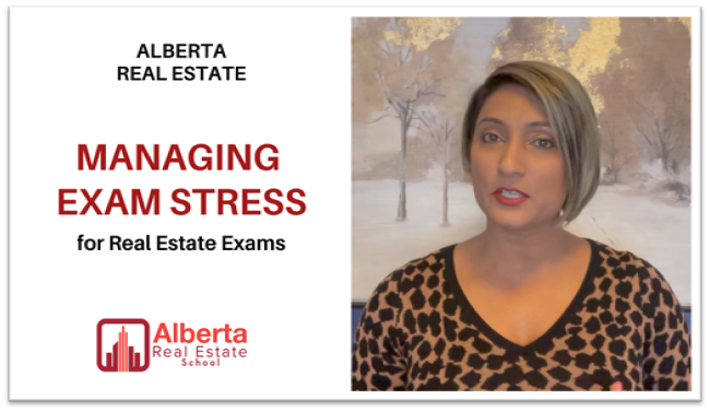 Raman Gakhal of Alberta Real Estate School is talking about managing exam stress while attempting the Alberta Real Estate Exams.