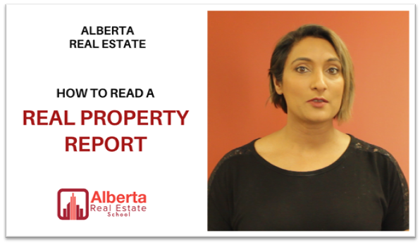 Raman Gakhal of Alberta Real Estate School explains how to read a Real Property Report in detail.