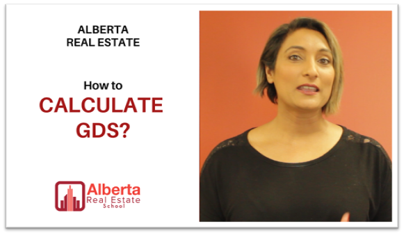 Raman Gakhal of Alberta Real Estate School explaining the meaning, use and various components of a Gross Debt Service (GDS) Ratio and how we can calculate it for a Mortgage application in Canada.