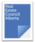 Logo of RECA - Real Estate Council of Alberta.